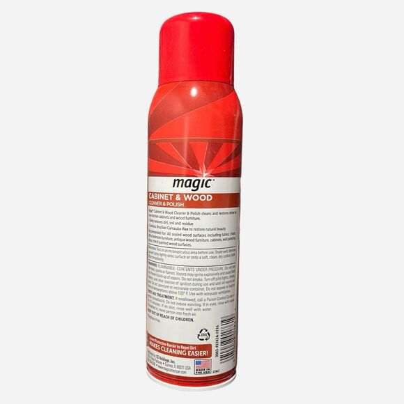 Magic Cabinet & Wood Cleaner & Polish, Cleans & Restores Shine, 17oz - Picture 5 of 7